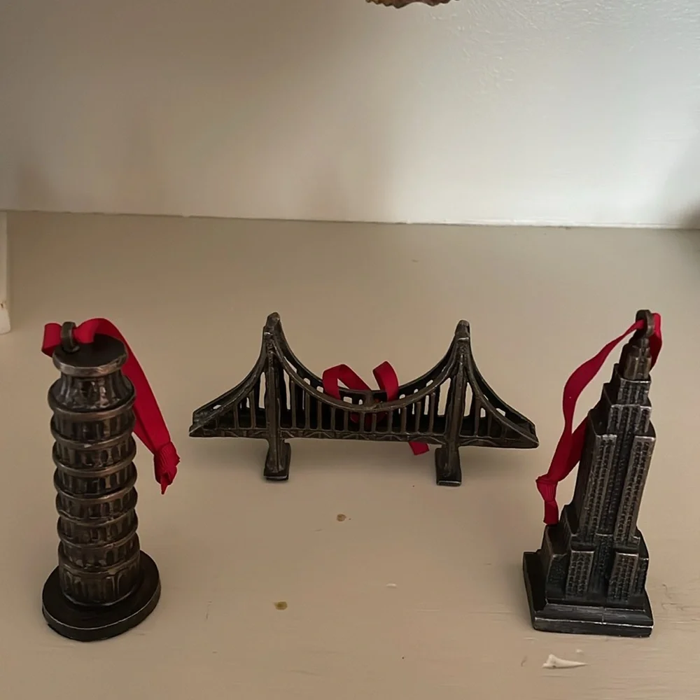 Restoration Hardware Landmark Ornaments